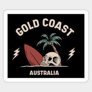 Vintage Surfing Gold Coast, Australia Magnet